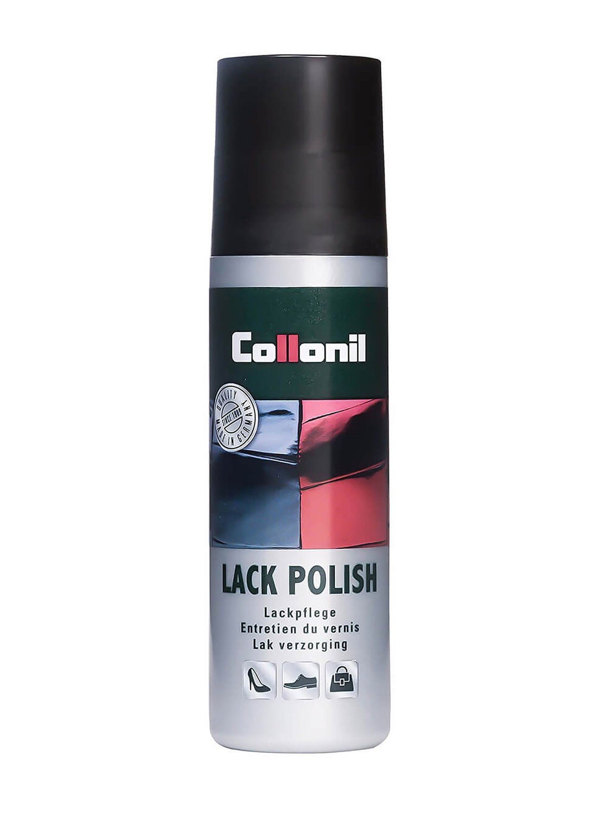 Lack Polish - hoitoaine kiiltonahalle, musta, 100 ml
