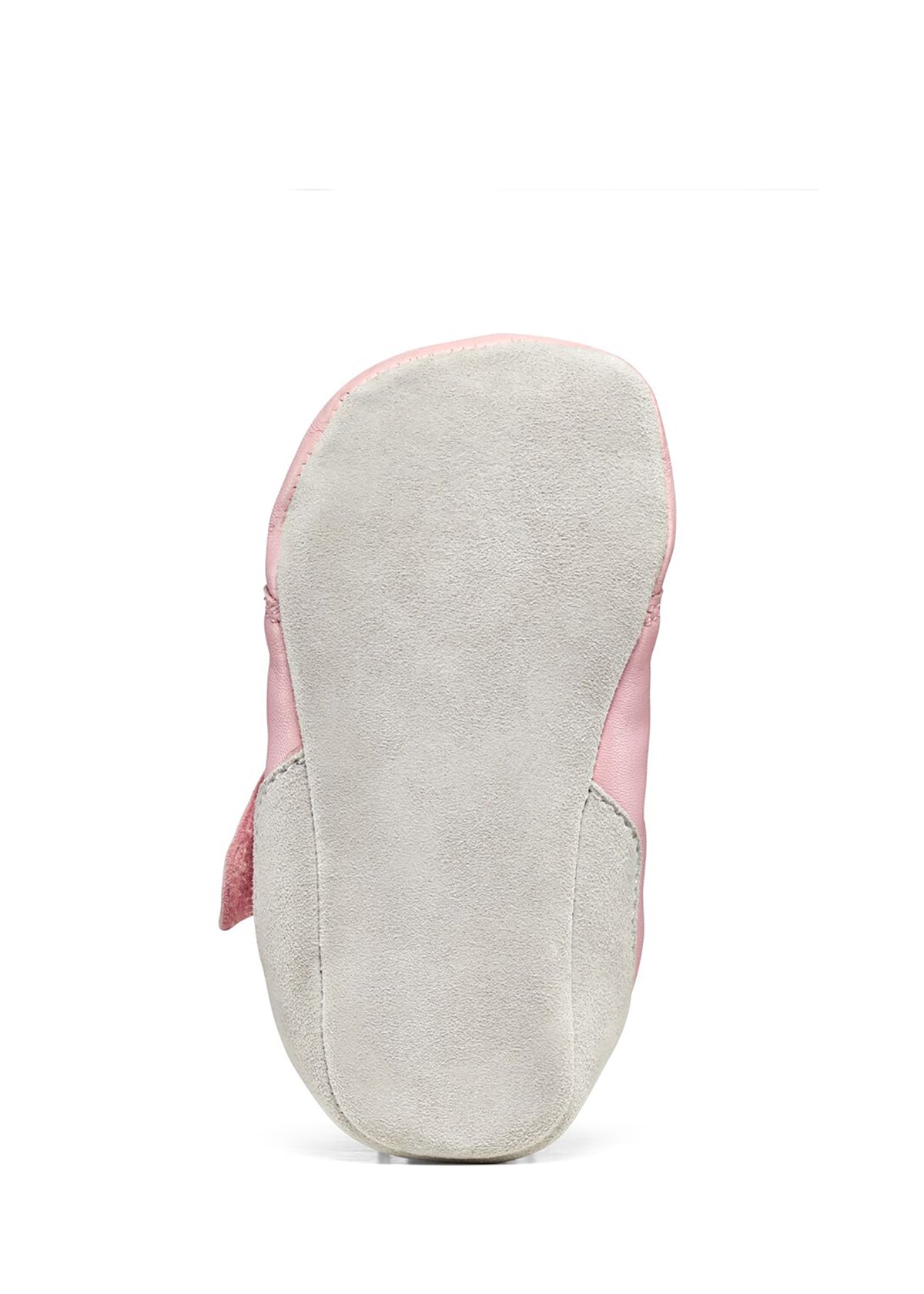 Children's leather slippers - Leather Crawly Koala, light pink