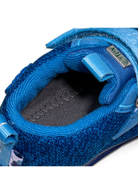Children's barefoot shoes - Happy Knit Elephant, transitional shoes with TEX membrane - blue