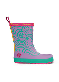 Children's rubber boots with thin lining - Vegan Plashy, Owl