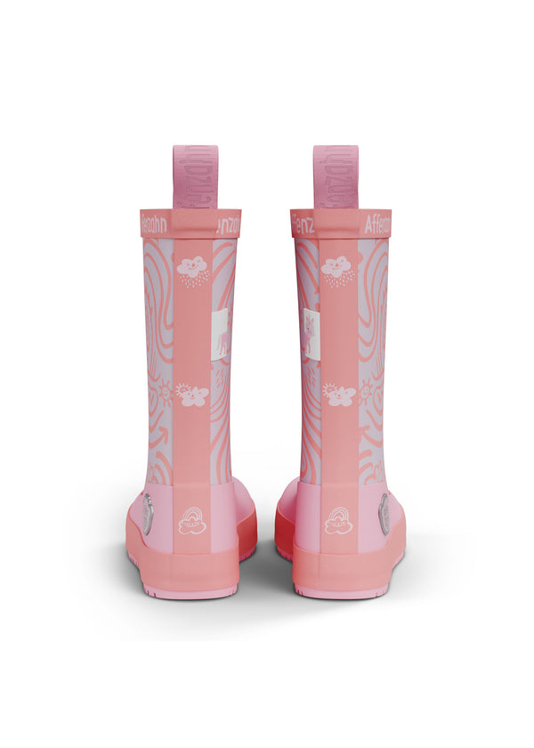Children's rubber boots with thin lining - Vegan Plashy, Unicorn