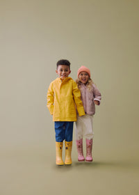 Children’s rubber boots with a warm lining – Vegan Puddly, Tiger