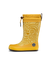 Children’s rubber boots with a warm lining – Vegan Puddly, Tiger
