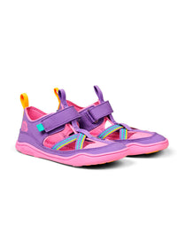 Lasten paljasjalkasandaalit - Sandal Vegan Breezy, Creative Toucan, pinkki-violetti, vegaaninen