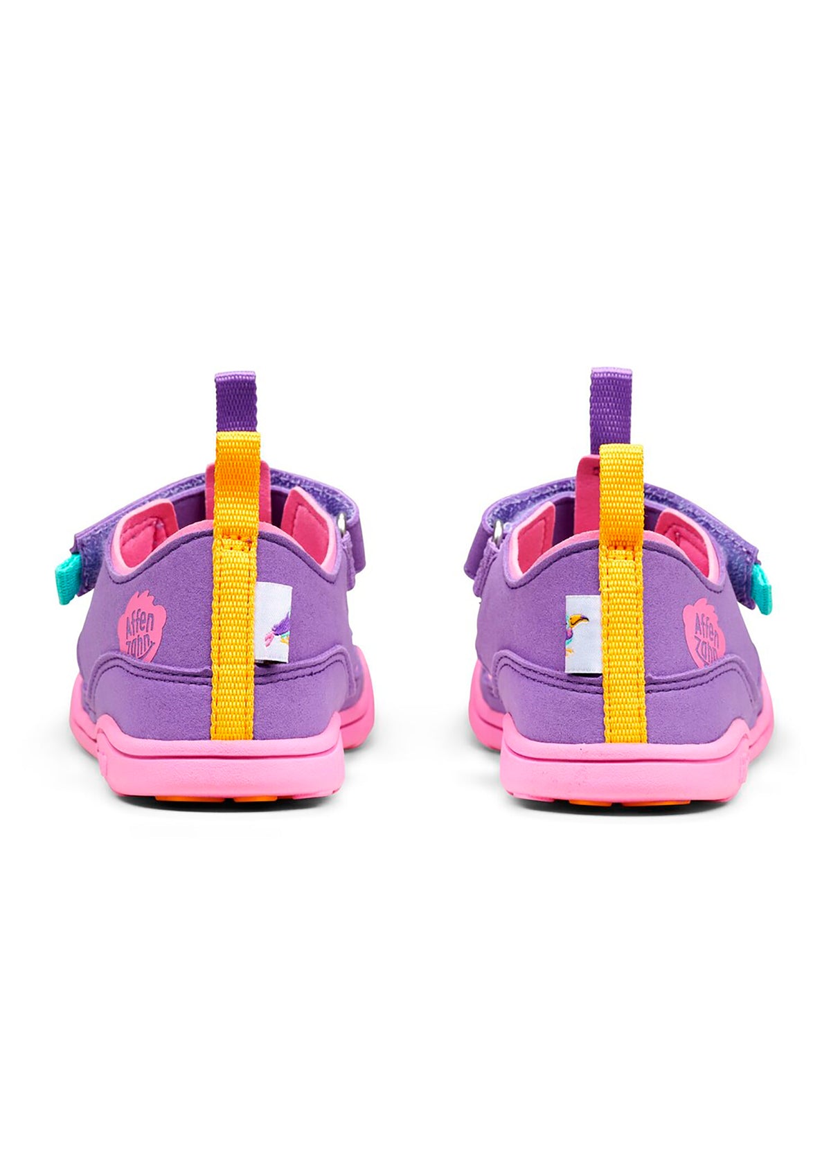 Lasten paljasjalkasandaalit - Sandal Vegan Breezy, Creative Toucan, pinkki-violetti, vegaaninen