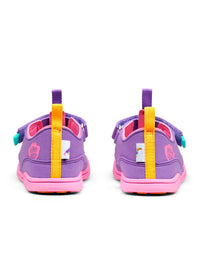 Lasten paljasjalkasandaalit - Sandal Vegan Breezy, Creative Toucan, pinkki-violetti, vegaaninen