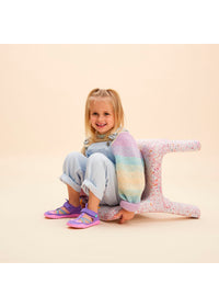 Lasten paljasjalkasandaalit - Sandal Vegan Breezy, Creative Toucan, pinkki-violetti, vegaaninen