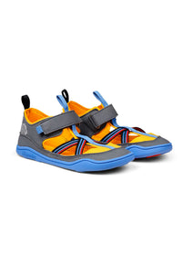 Children's barefoot sandals - Sandal Vegan Breezy, Toucan, grey-blue, vegan