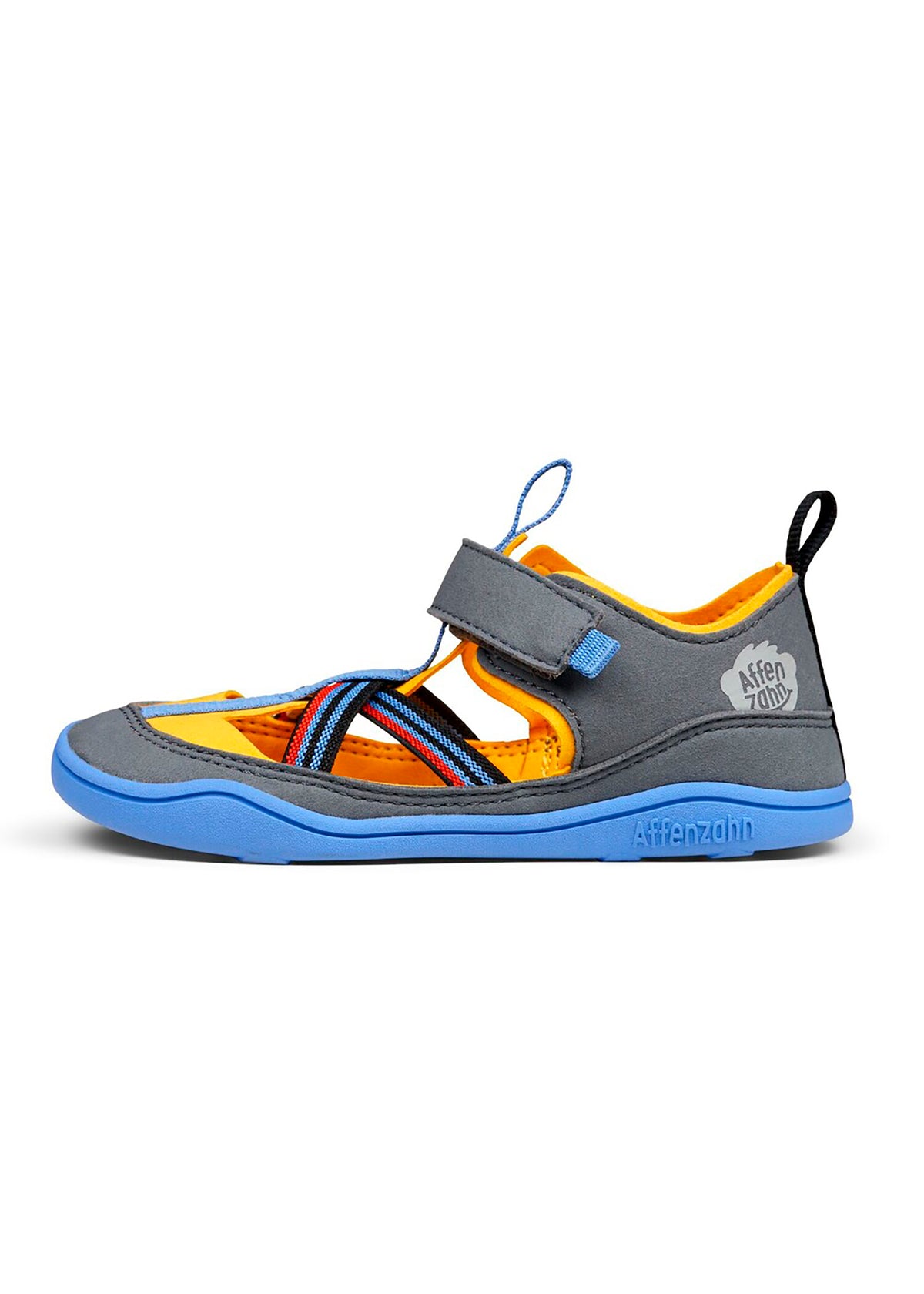 Children's barefoot sandals - Sandal Vegan Breezy, Toucan, grey-blue, vegan
