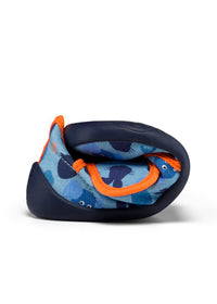 Children's barefoot sneakers - Slipper Cotton Movy Elephant, blue, vegan