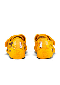 Barns barfotatennisskor - Slipper Cotton Movy Tiger, gul, vegansk