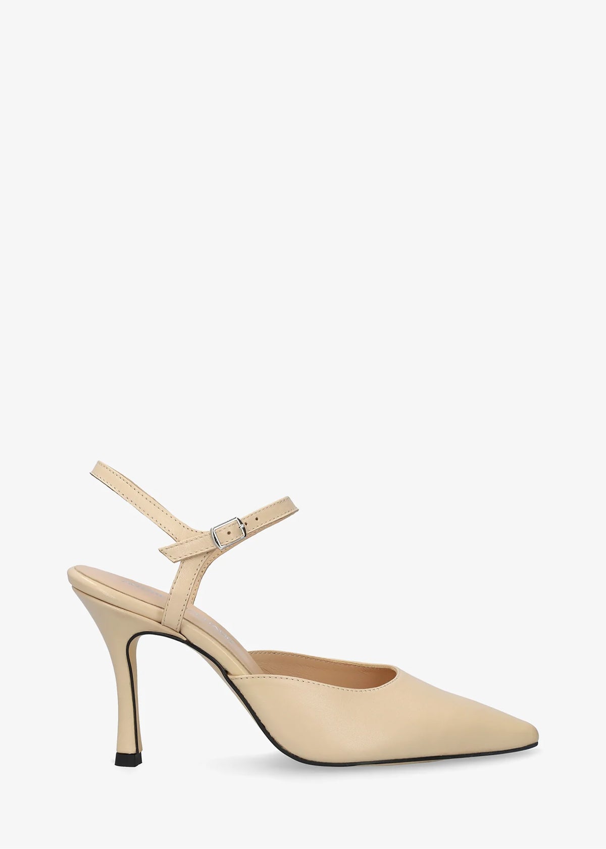 Slingback-klackskor - Odile, naken läder