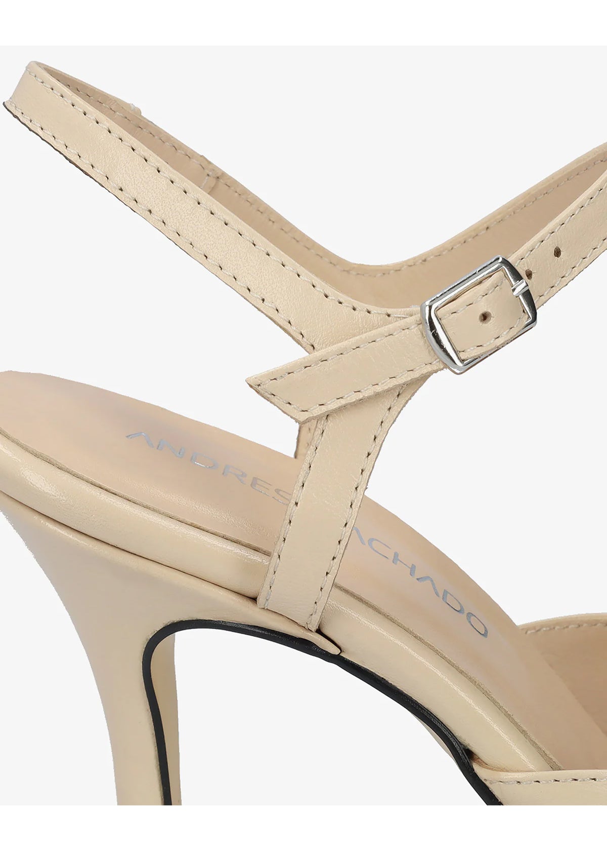 Slingback-klackskor - Odile, naken läder