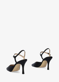Slingback-klackskor - Odile, svart läder