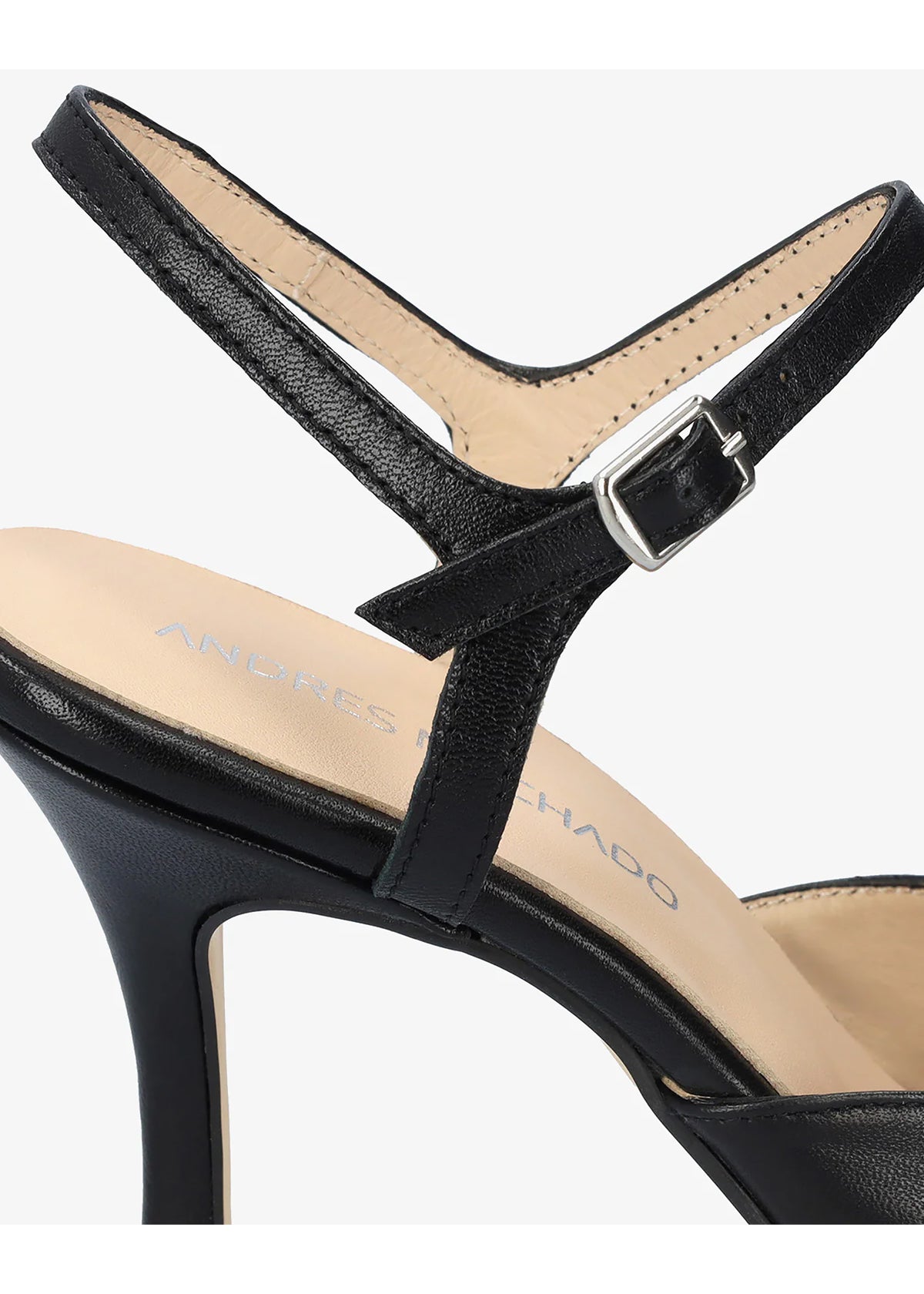 Slingback-klackskor - Odile, svart läder