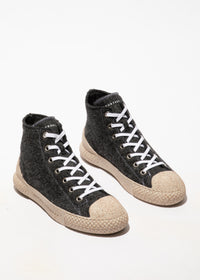 Nauhalliset huopatennarit - tummanharmaa, Tean 1 Dark Grey