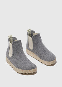 Felt ankle boots - grey, Caia