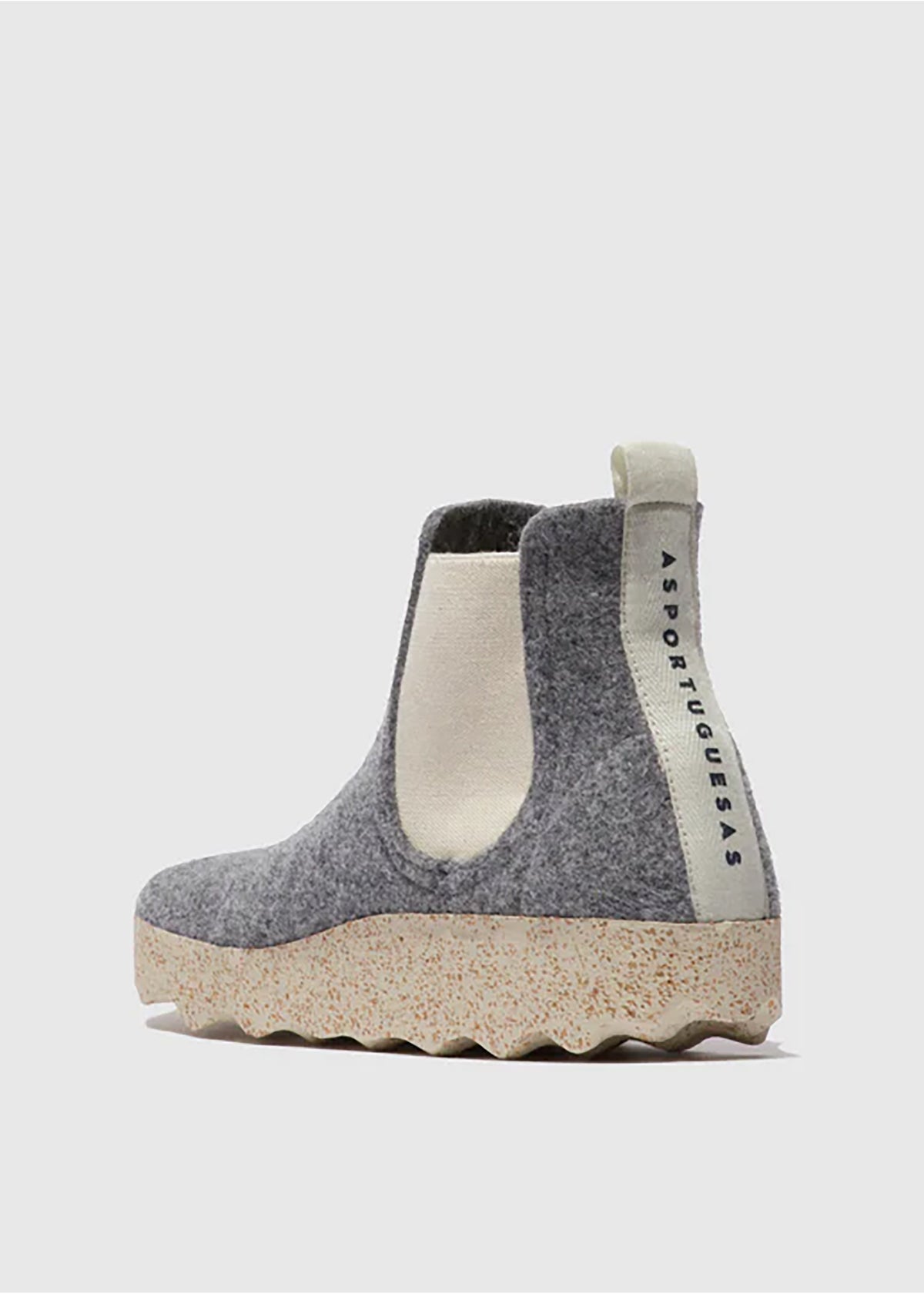 Felt ankle boots - grey, Caia