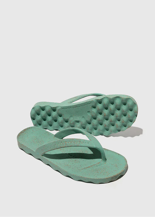 Beach sandals - Earth, mint green