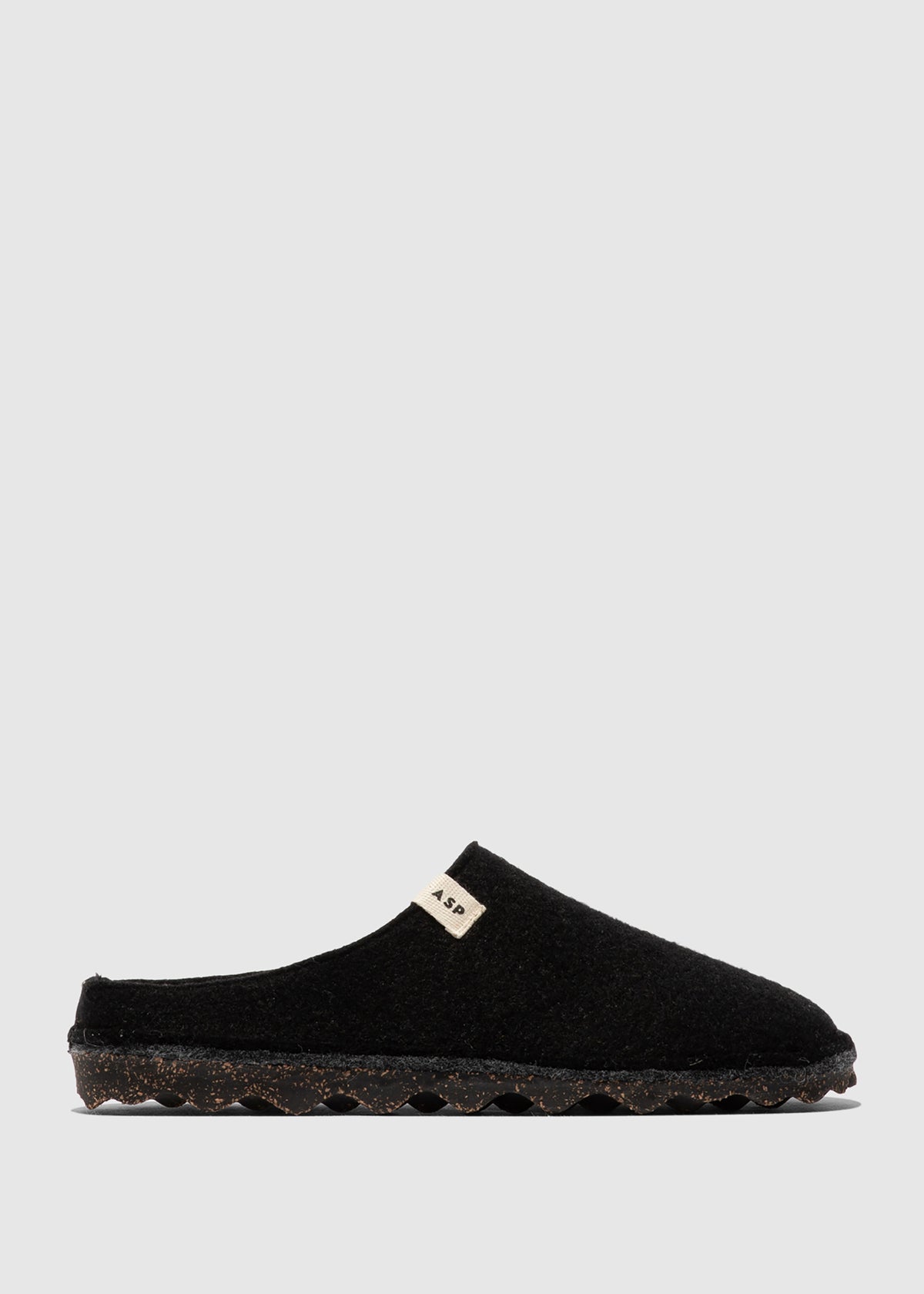 Felt slippers - Natura, black