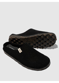 Felt slippers - Natura, black