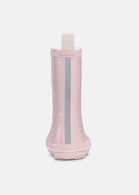 Rubber boots with warm lining - Aspen, Rose Sparkle