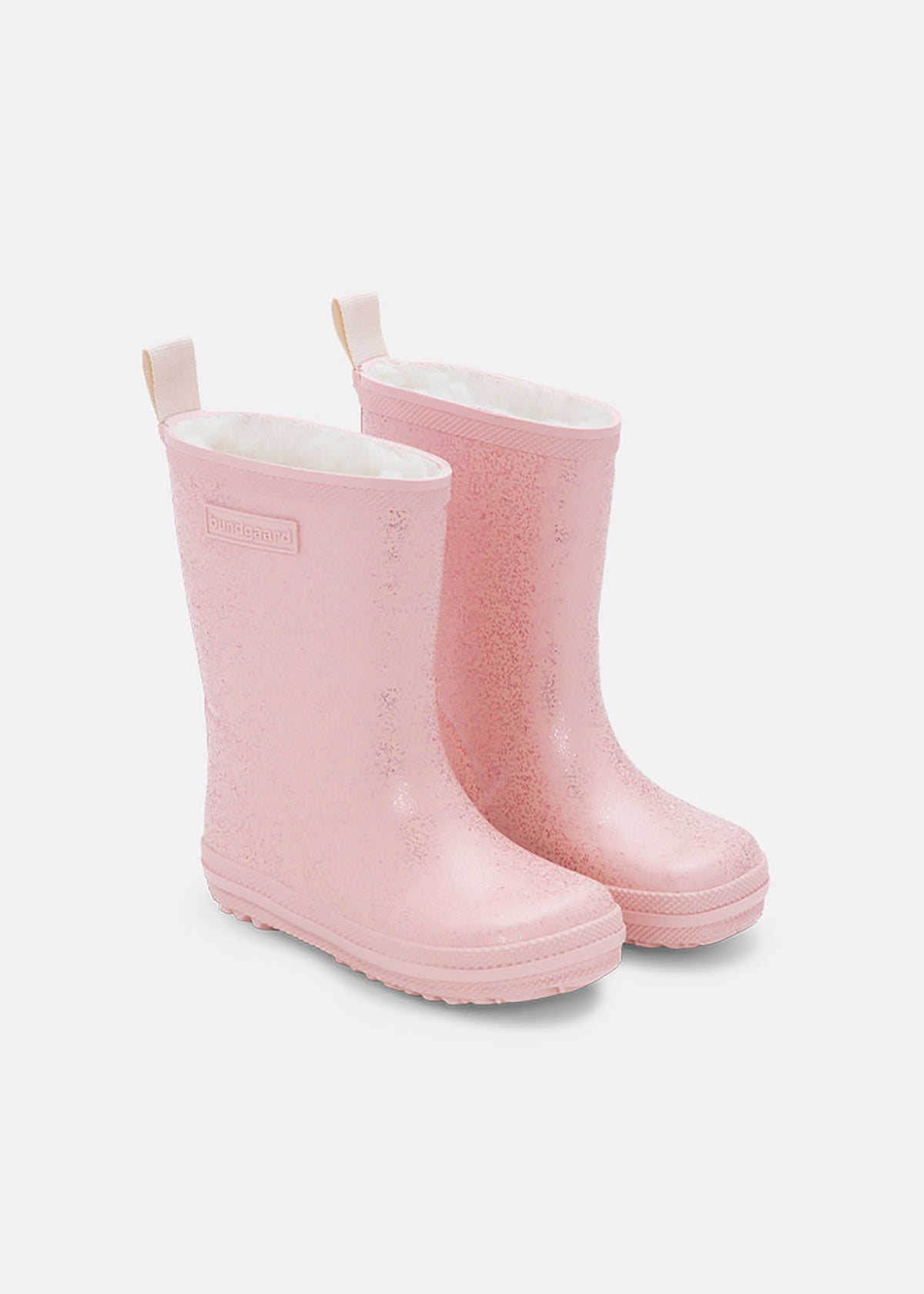 Rubber boots with warm lining - Aspen, Rose Sparkle