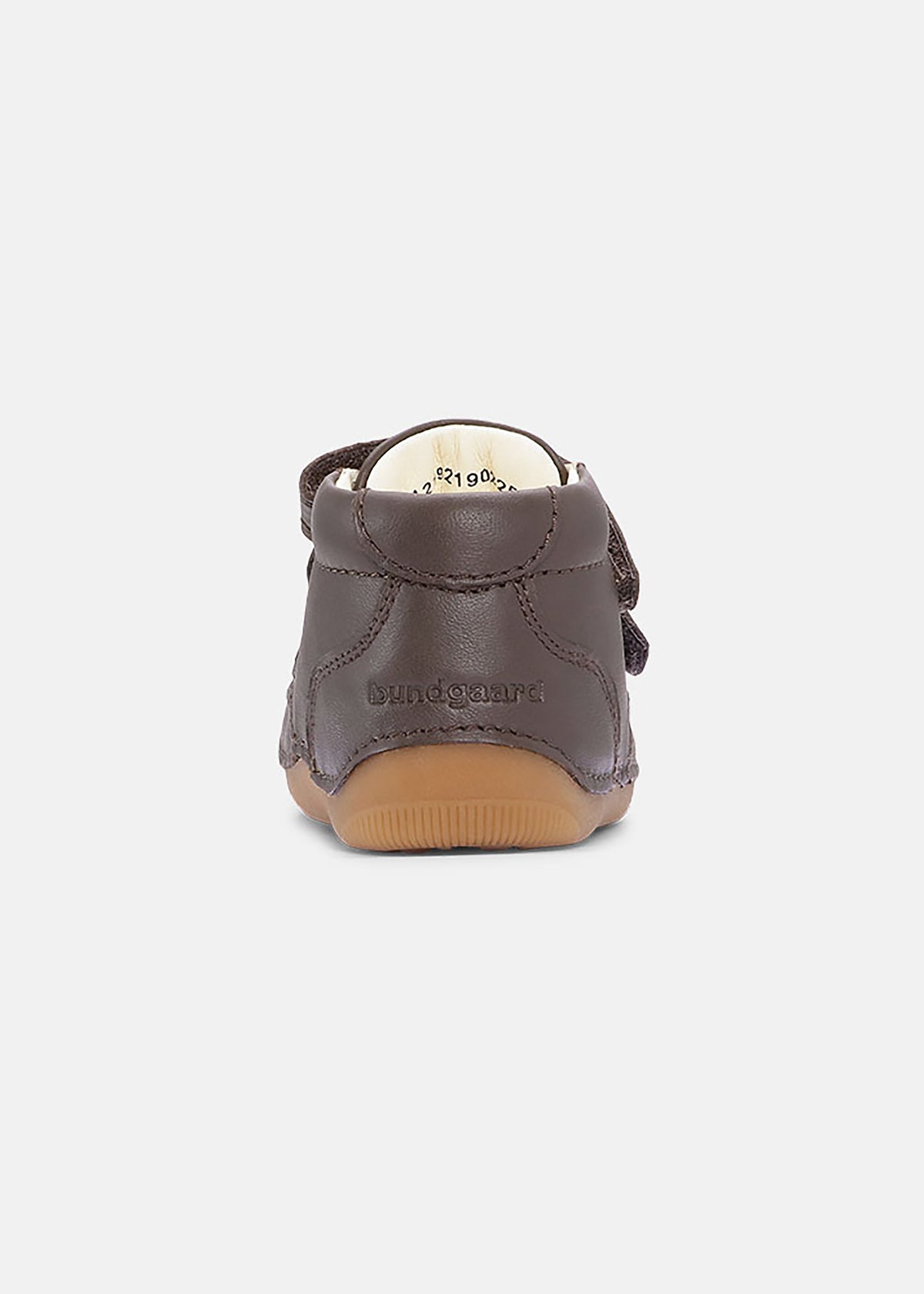 Children's barefoot shoes - first step shoes, Petit, dark brown leather