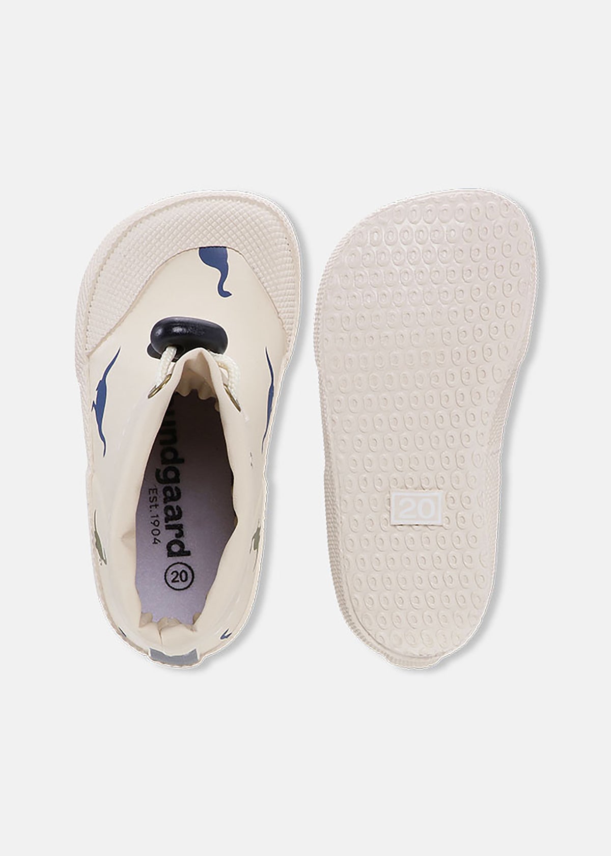 Rubber boots for toddlers - Cover, Ivory Dino
