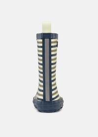 Barnens gummistövlar med tunt foder – Charly, Oceanic Stripe