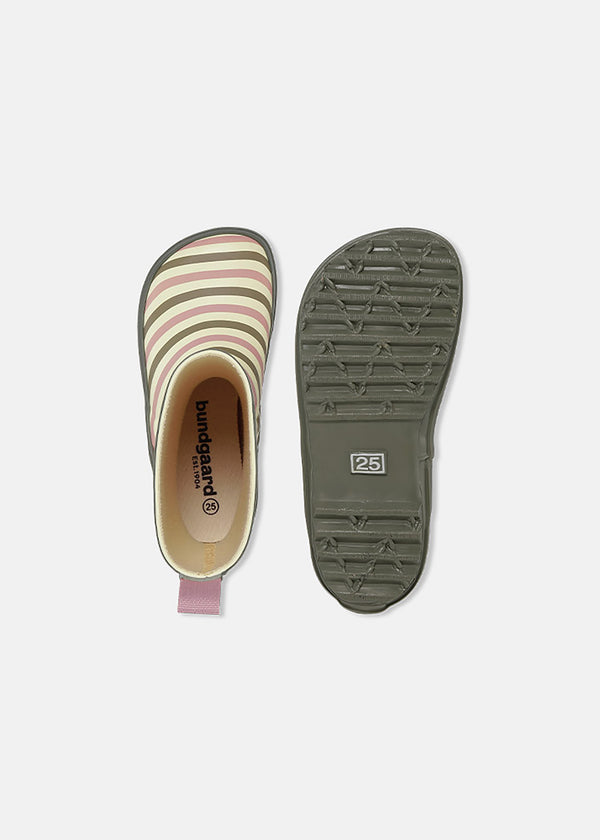 Lasten kumisaappaat ohuella vuorella - Charly, Peony Stripe