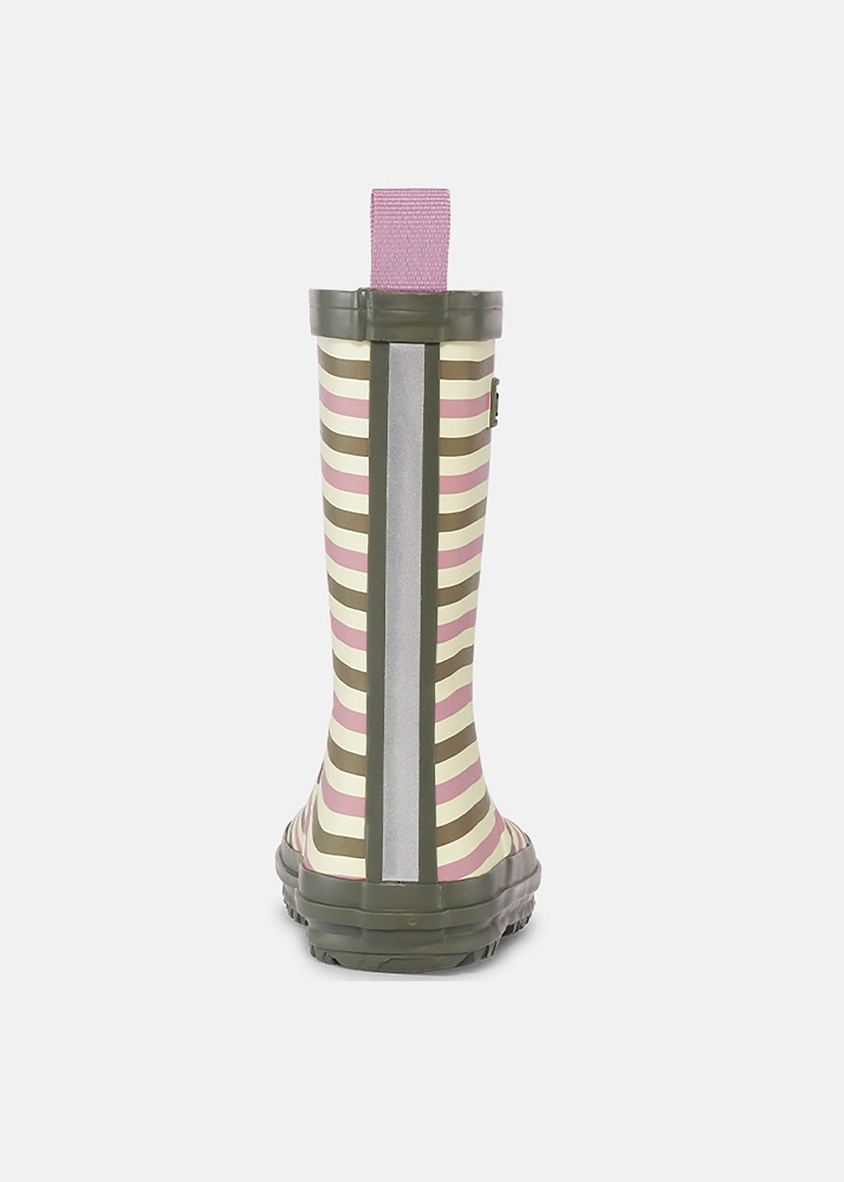 Children’s rubber boots with a thin lining – Charly, Peony Stripe