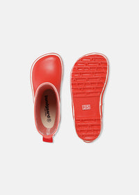 Children’s rubber boots with a thin lining – Charly, red