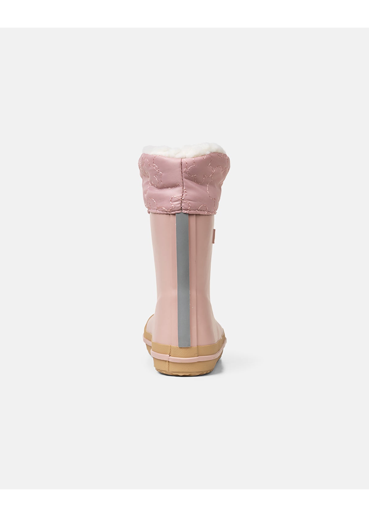Gummistövlar med varmt foder - Hazy Vintage Rose, ljusrosa