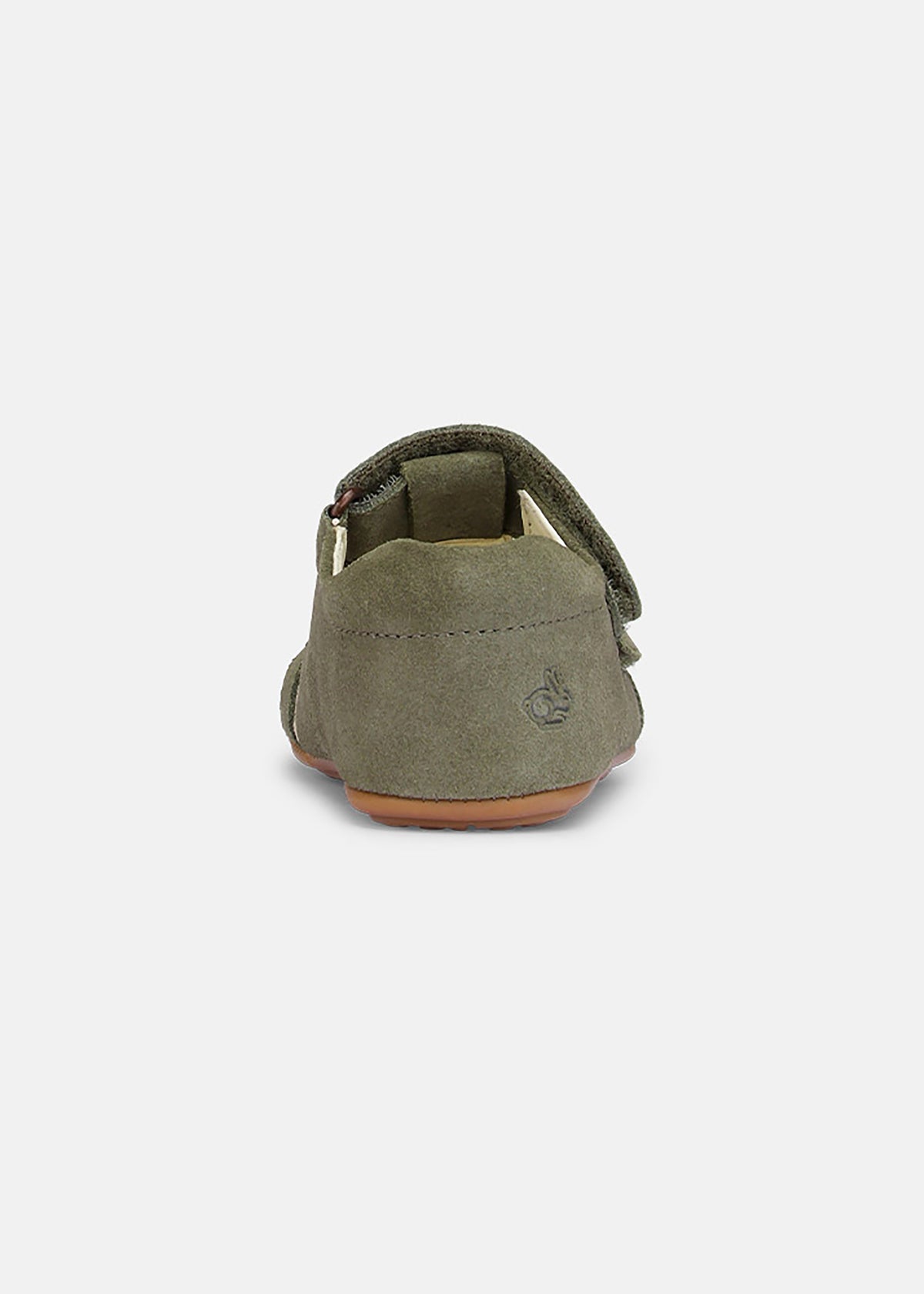 Barnens barfotssandaler - Tobias, grön läder