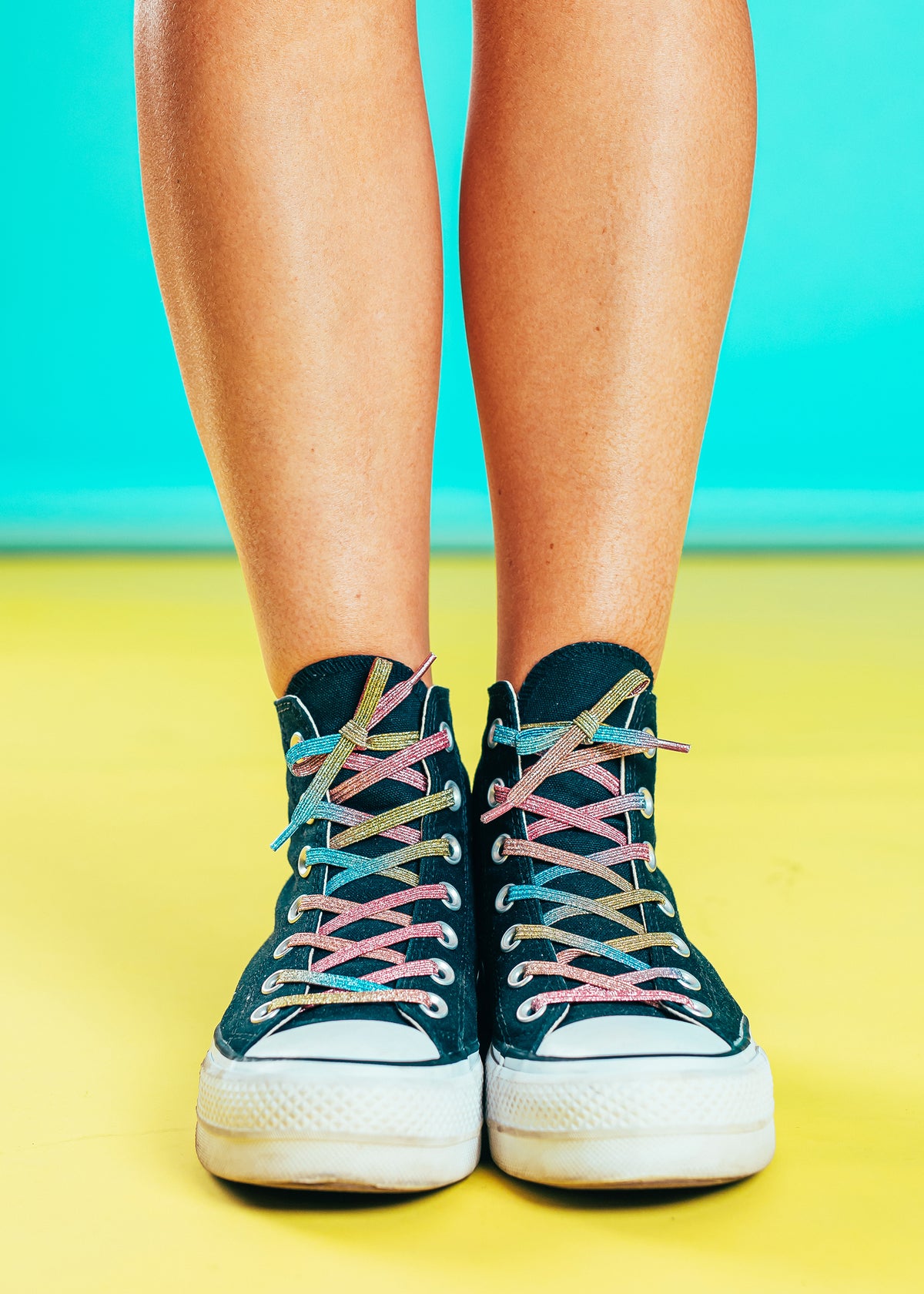 Elastiska skosnören med magnetklämma - flera färger