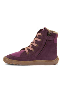 Paljasjalkakengät - Talvikengät, TEX Wool Grow - violetti
