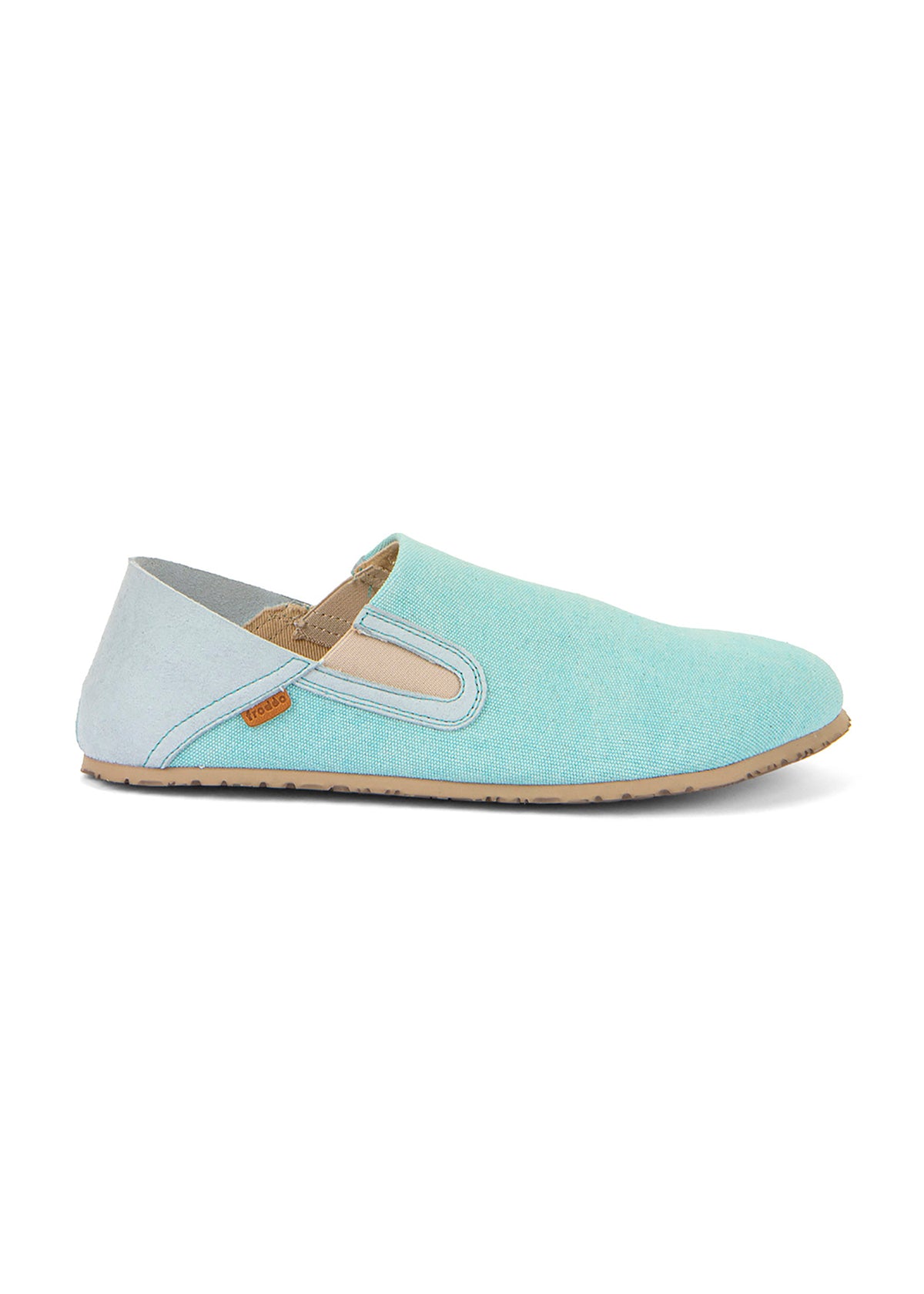 Paljasjalkakengät, Slip-On - mintunvihreä puuvilla, vegaaninen