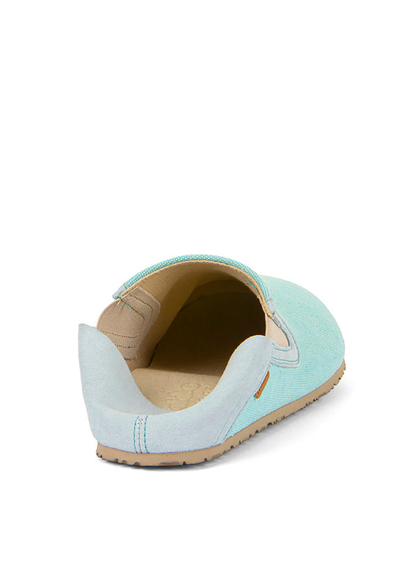Paljasjalkakengät, Slip-On - mintunvihreä puuvilla, vegaaninen