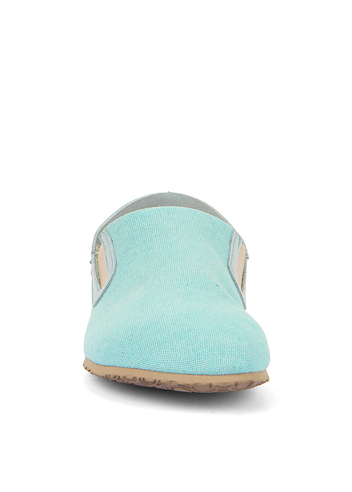 Paljasjalkakengät, Slip-On - mintunvihreä puuvilla, vegaaninen