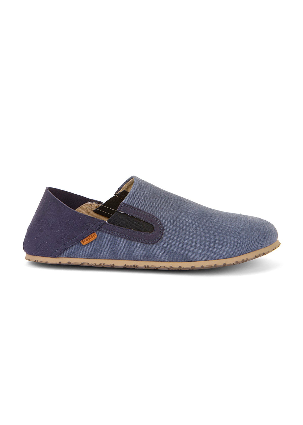 Paljasjalkakengät, Slip-On - sininen puuvilla, vegaaninen