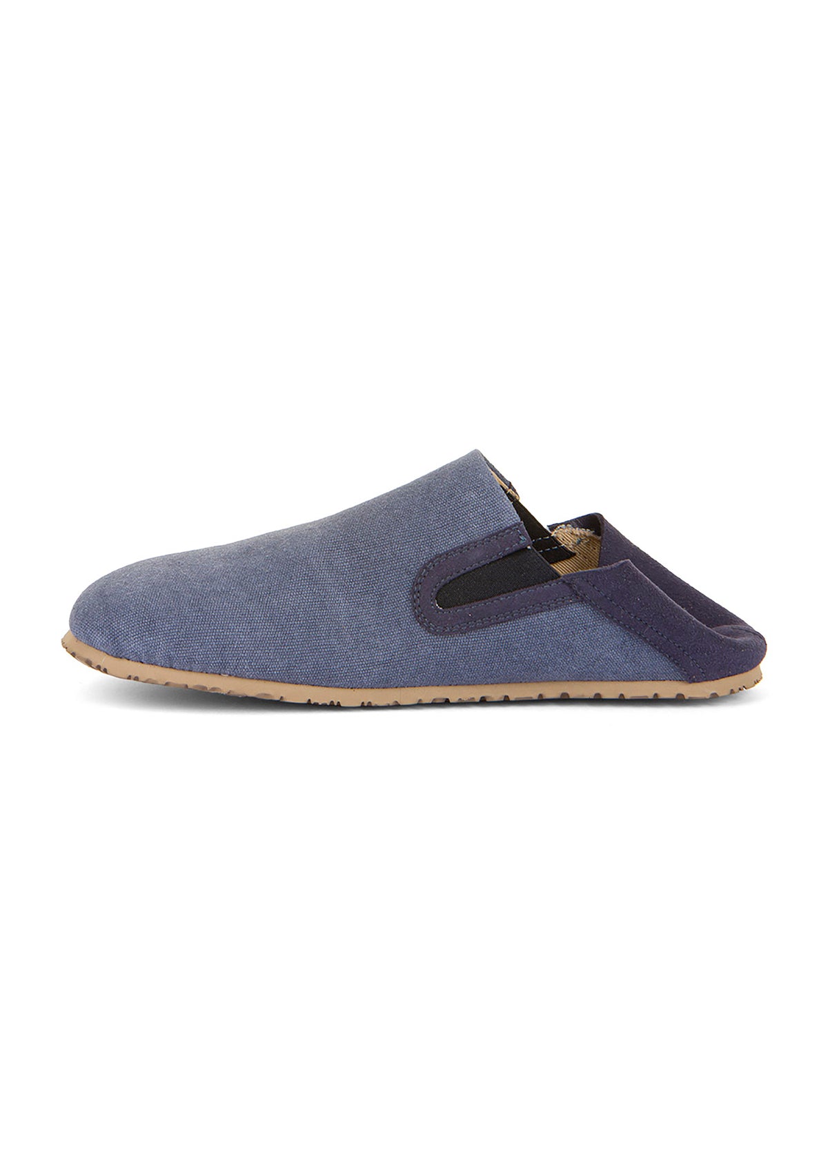 Paljasjalkakengät, Slip-On - sininen puuvilla, vegaaninen