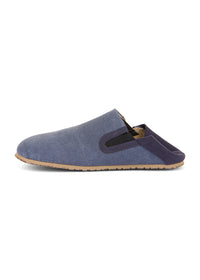 Paljasjalkakengät, Slip-On - sininen puuvilla, vegaaninen