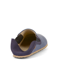 Paljasjalkakengät, Slip-On - sininen puuvilla, vegaaninen