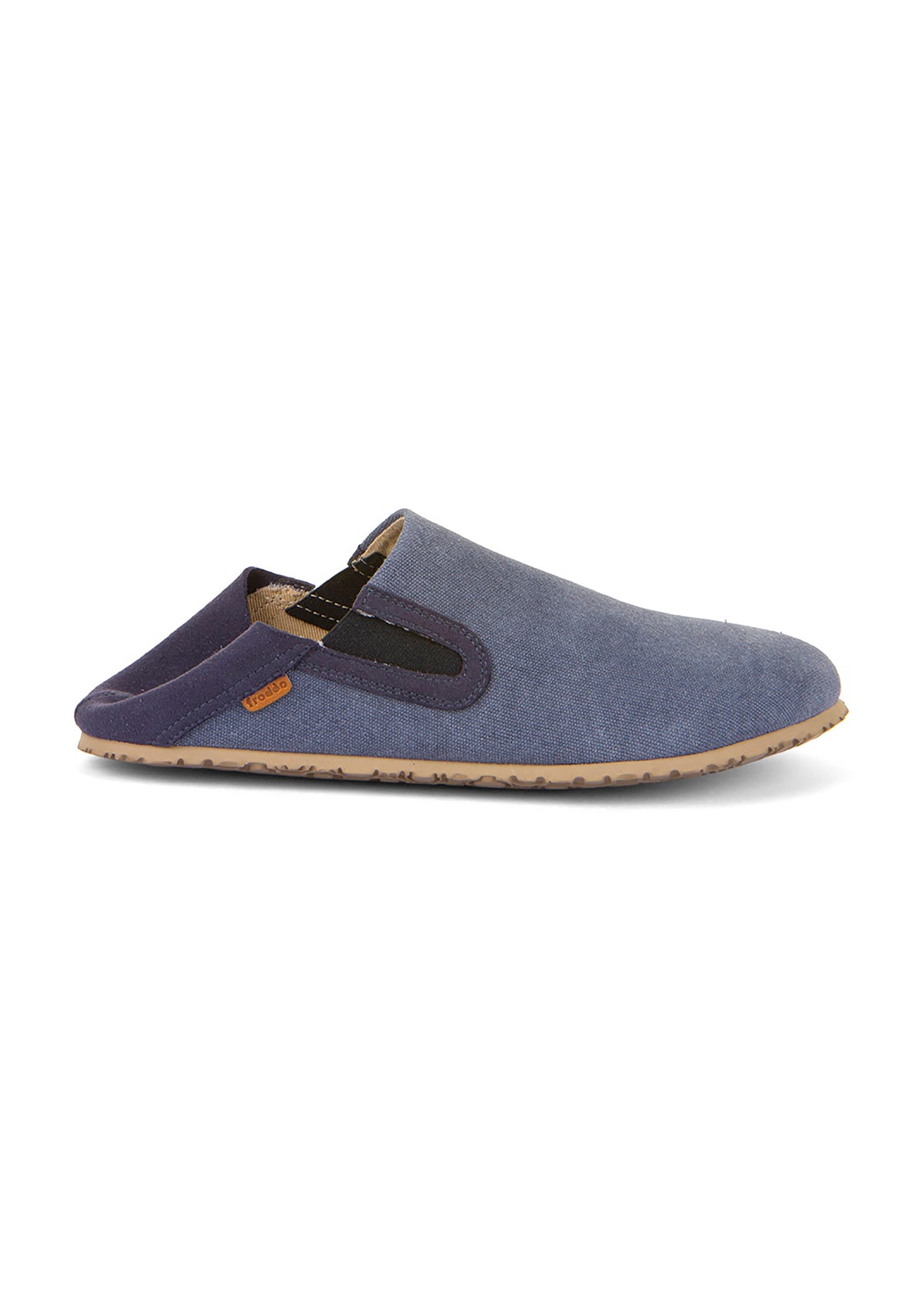 Paljasjalkakengät, Slip-On - sininen puuvilla, vegaaninen