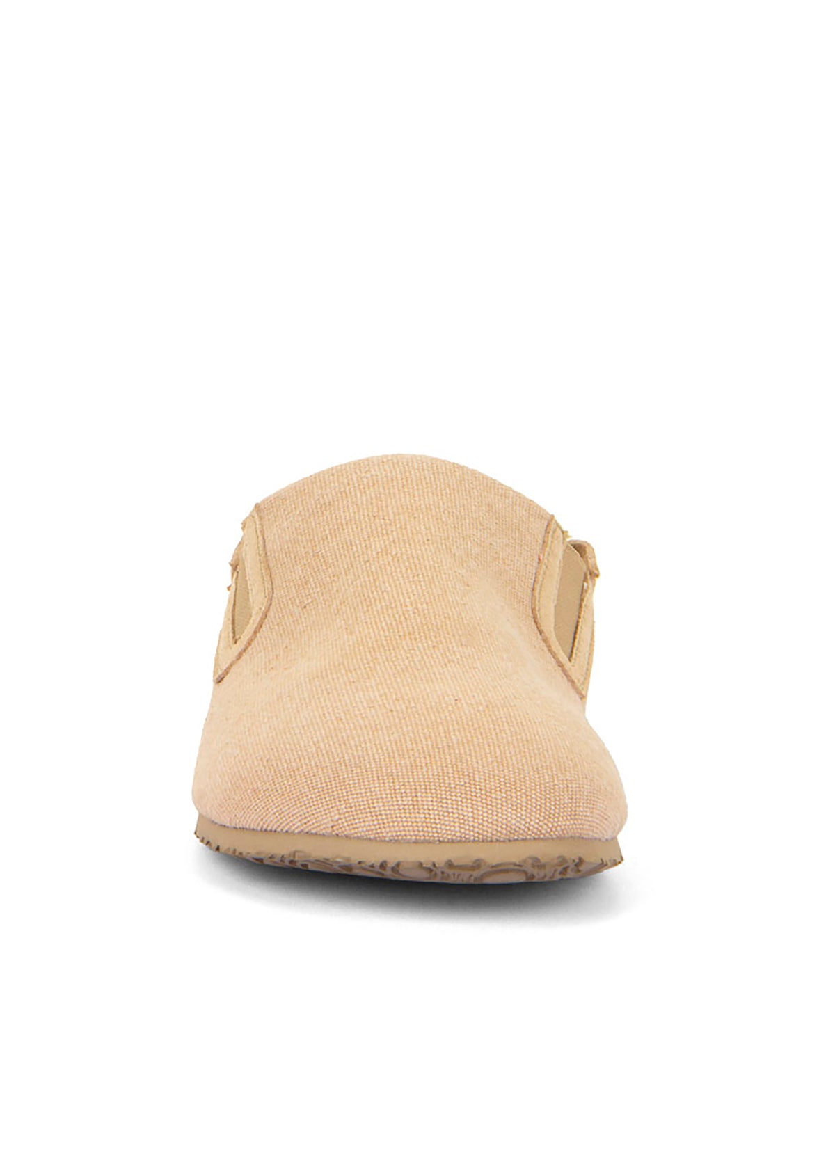Barfotaskor, Slip-On - beige bomull, vegansk