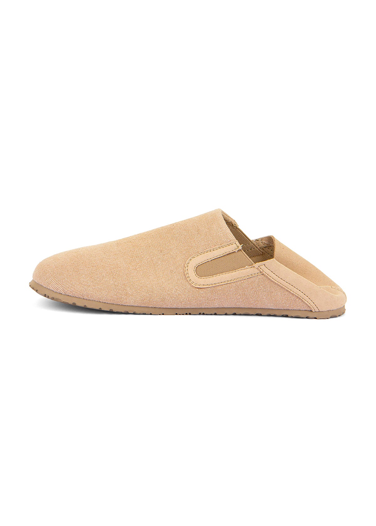 Barfotaskor, Slip-On - beige bomull, vegansk