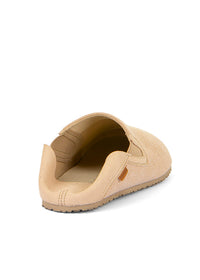 Barfotaskor, Slip-On - beige bomull, vegansk