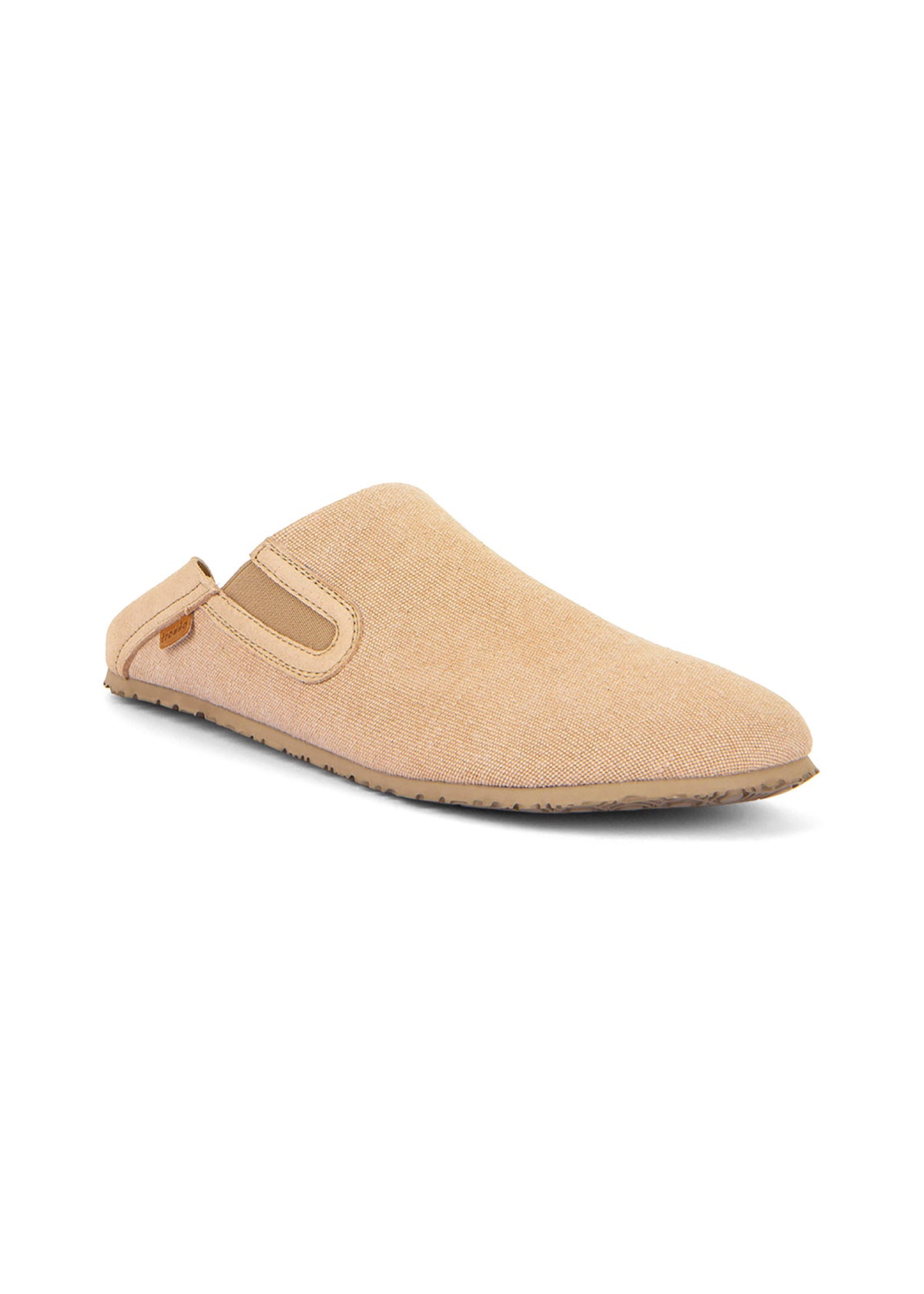 Barfotaskor, Slip-On - beige bomull, vegansk