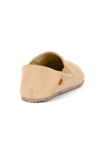 Barfotaskor, Slip-On - beige bomull, vegansk